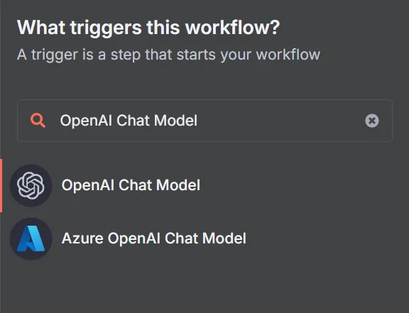 OpenAI Chat Model